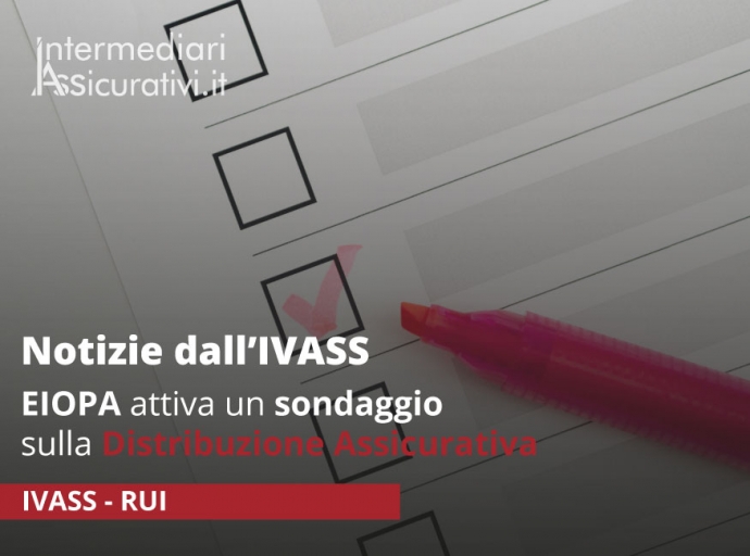 EIOPA attiva un sondaggio sulla IDD